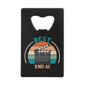 Beste 2e AC Retro - Camera Team Gift Creditkaart Flessenopener (Voorkant)