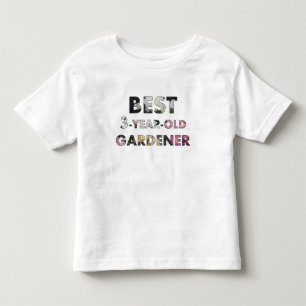 Beste 3-jarige Gardener-Rozen Toddler Kinder Shirts