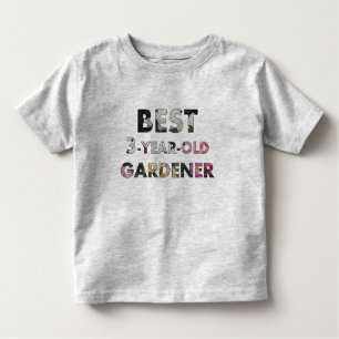 Beste 3-jarige Gardener-Rozen Toddler Kinder Shirts