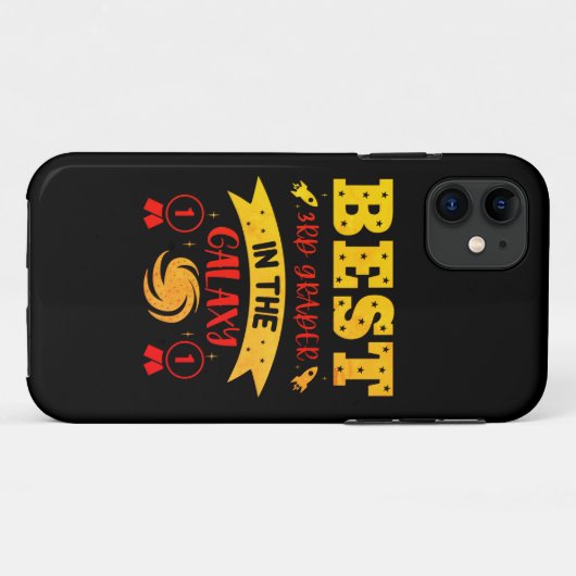 BESTE 3D GRADER IN DE GALAXY grappig Case-Mate iPhone Case (Achterkant (horizontaal))