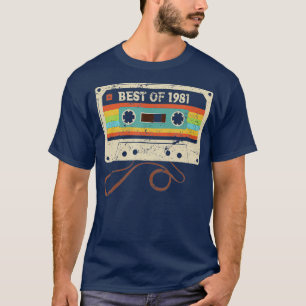 Beste  40e verjaardag van 1981 40 jaar oud cadeau t-shirt