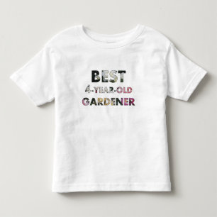 Beste 4-jarige Rozen van Gardener (© Mira) Kinder Shirts