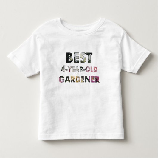 Beste 4-jarige Rozen van Gardener (© Mira) Kinder Shirts (Voorkant)