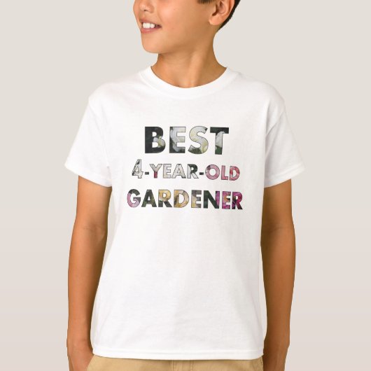 Beste 4-jarige Rozen van Gardener (© Mira) T-shirt (Voorkant)