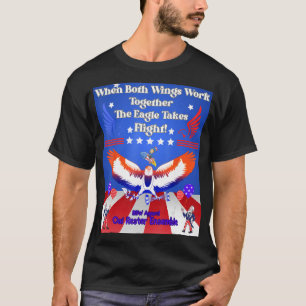 Beste 4e van juli Liberaal Conservatief Rechts Lin T-shirt