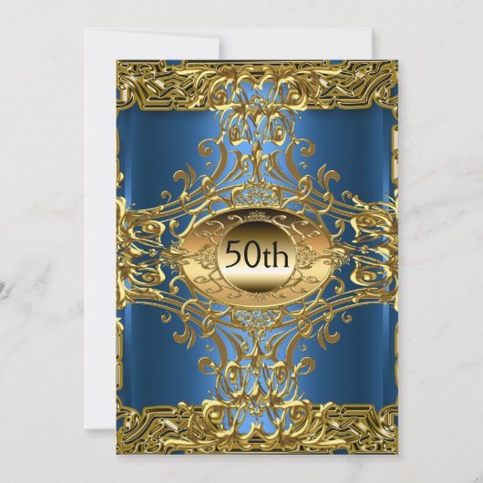 Beste 50e Gold-feestdag Kaart (Voorkant)