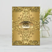 Beste 50e Gold-feestdag Kaart (Staand voorkant)