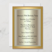 Beste 50e Gold-feestdag Kaart (Achterkant)