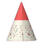 BESTE 5E verjaardag Party Circus Thema Feesthoedjes (Achterkant)