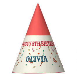 BESTE 5E verjaardag Party Circus Thema Feesthoedjes