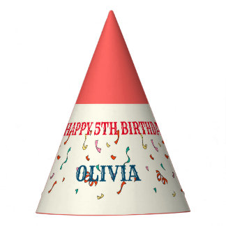 BESTE 5E verjaardag Party Circus Thema Feesthoedjes