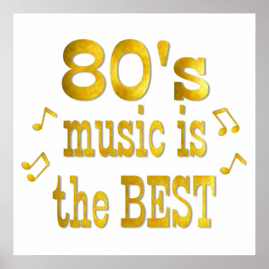 Beste 80s poster (Voorkant)