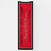 Beste 8 ft banner! Speciale klasse reunion banner (Verticaal)