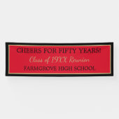 Beste 8 ft banner! Speciale klasse reunion banner (Horizontaal)