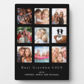 Beste aangepaste grootmafoto-collage zwart fotoplaat (voorkant)
