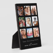 Beste aangepaste grootmafoto-collage zwart fotoplaat (Zijkant)