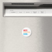 Beste aangepaste ooit retro-Gepersonaliseerd teks Magneet (Insitu (Vaatwasser))
