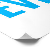 Beste aangepaste ooit  retro-Gepersonaliseerd teks Poster (Hoek)