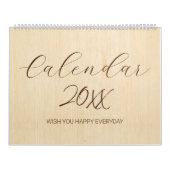 Beste aanpassen afdrukbare kalender (Hoes)