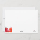 Beste Aanwezige Vakantie Feestdagenkaart (Achterkant)