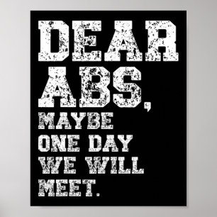 Beste Abs Misschien Een Gewichtheffen Bodybuilding Poster