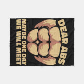 Beste Abs misschien op een dag Fleece Deken (Voorkant (Horizontaal))