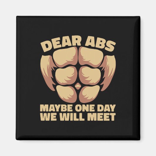 Beste Abs misschien op een dag Magneet (Voorkant)