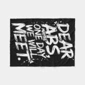 Beste abs misschien op een dag zullen we voldoen a fleece deken (Voorkant (Horizontaal))