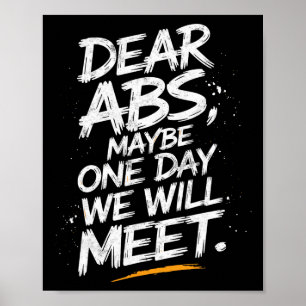 Beste abs misschien op een dag zullen we voldoen a poster