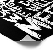 Beste abs misschien op een dag zullen we voldoen a poster (Hoek)