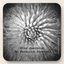 Beste Abstracte benaming voor docenten zwart-wit e Bier Onderzetter