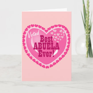 Beste ABUELA ooit Kaart