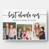 Beste Abuela ooit - Kleinkinderen Fotocollage Fotoplaat (voorkant)