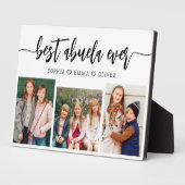 Beste Abuela ooit - Kleinkinderen Fotocollage Fotoplaat (Zijkant)