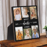 Beste Abuela ooit - Kleinkinderen Fotocollage Fotoplaat<br><div class="desc">Vier de "Beste Abuela Ooit" met deze gepersonaliseerde Kleinkinderen Fotocollage Plaque. Dit hartverwarmende geschenk toont een prachtig gerangschikte collage van gekoesterde foto's die speciale momenten vastleggen, aangevuld met een liefdevolle boodschap. Gemaakt van hoogwaardige materialen met een elegante afwerking, is het perfect om thuis als een gekoesterde aandenken weer te geven....</div>