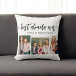 Beste Abuela ooit - Kleinkinderen Fotocollage Kussen<br><div class="desc">Vier je Abuela met de beste Abuela ooit kleinkinderen Photo Collage Sierkussen. Deze gepersonaliseerde aandenken beschikt over een prachtig gerangschikte collage van gekoesterde foto's, het vastleggen van speciale momenten met haar kleinkinderen. Gemaakt van hoogwaardige materialen, voegt het een stijlvolle en sentimentele touch toe aan elke ruimte, perfect om op een...</div>