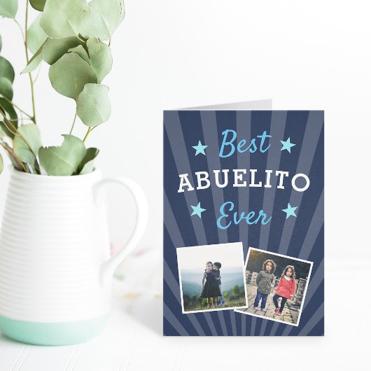 Beste Abuelito ooit | Foto Vaderdag Kaart