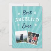 Beste Abuelito ooit | Foto Vaderdag Kaart (Voorkant)