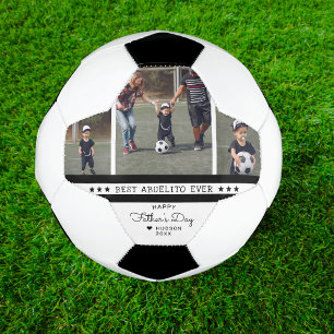 Beste Abuelito ooit   Vaderdag 3 Foto-collage Voetbal