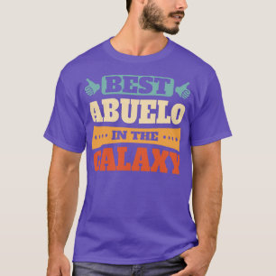 Beste Abuelo in de Melkweg Grappige Opa T-shirt