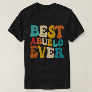 Beste Abuelo ooit Retro  Spaanse Opa T-shirt