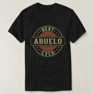 Beste Abuelo ooit Retro  Spaanse Opa T-shirt