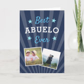 Beste Abuelo Ooit | Vaderdag Foto Kaart (Voorkant)