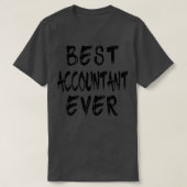 Beste accountant ooit 5 t-shirt (Design voorkant)