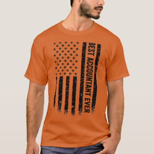 Beste accountant ooit Amerikaanse Veteranenpatriot T-shirt