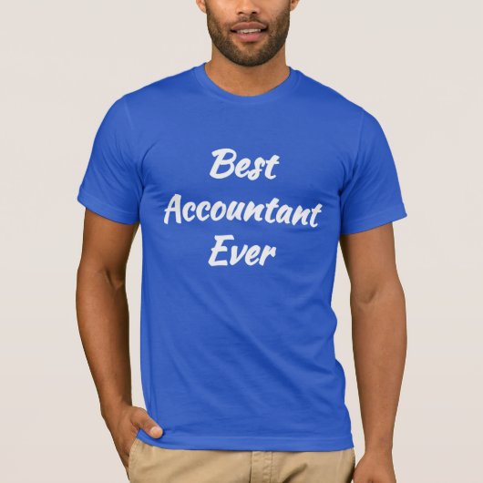 Beste Accountant Ooit - Geweldig Cadeau-idee: T-shirt (Voorkant)