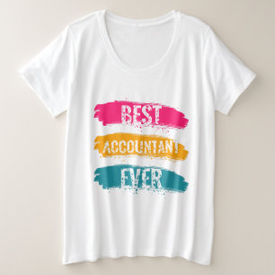 Beste accountant ooit grote maat t-shirt