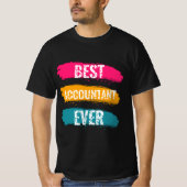 Beste accountant ooit t-shirt (Voorkant)