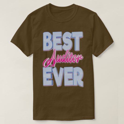 Beste accountant ooit t-shirt (Design voorkant)