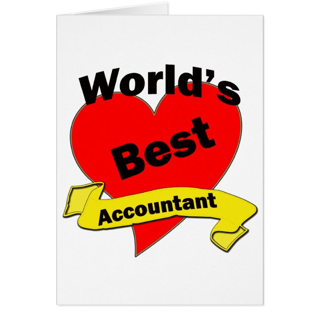 Beste accountant ter wereld (Voorkant)